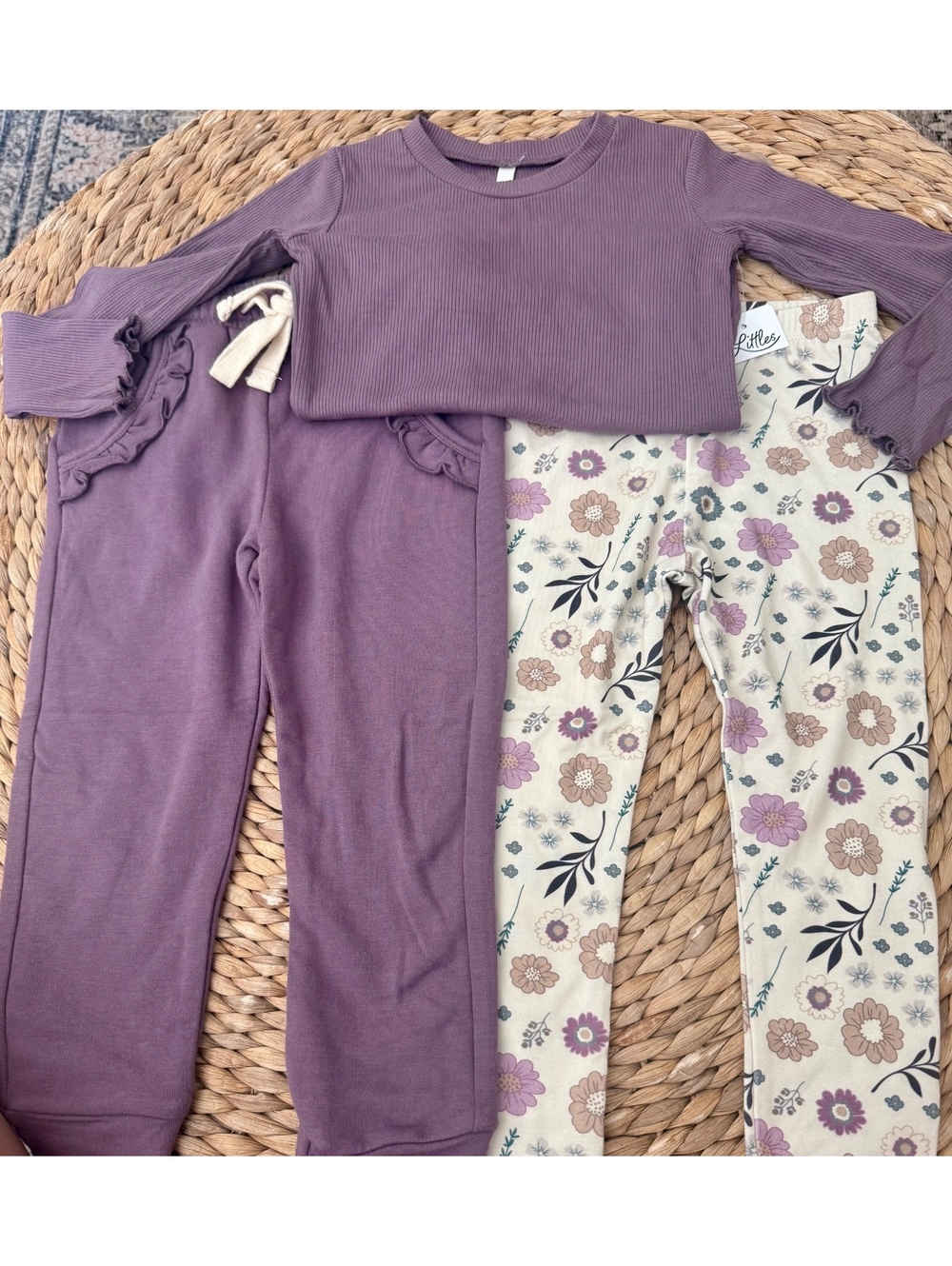 NWT Babysprouts Set Leggjngs Pants Shirt Sz 2T